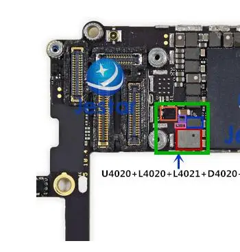 10 комплектов/лот комплект для фиксации подсветки iPhone 6S ic U4020 + L4020 L4021 катушка D4020