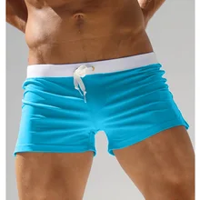 Сексуальные мужские плавки пляжные шорты Плавки пляжная одежда мужские брендовые Плавание Серфинг боксеры шорты бикини купальный костюм плавание ming плюс размер