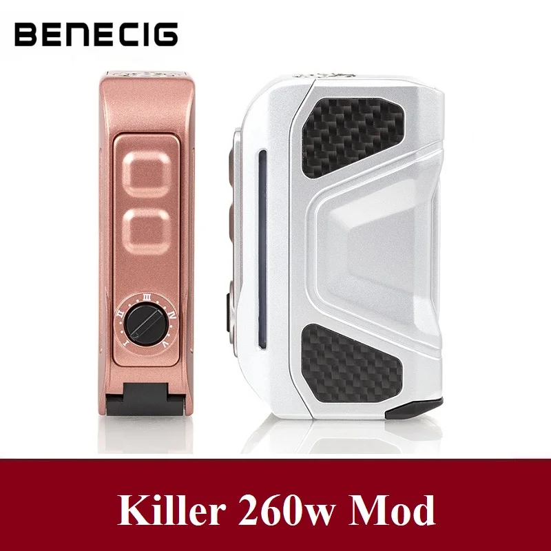 Боксмод вейпа Benecig Killer 260 Вт двойной аккумулятор 18650 полу механический мод для