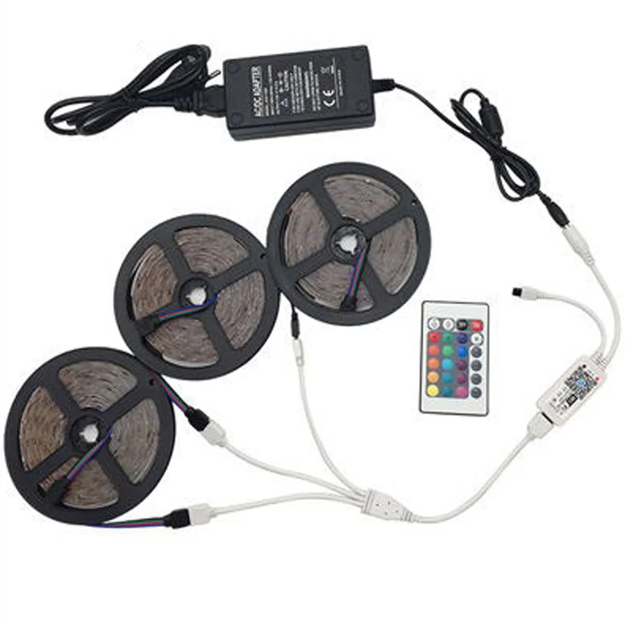 5M 300 LED SMD 3528 LED Strip IP20 No waterproof Light Warm White Cool White RGB Red Blue Green Yellow Home Showcase Decoration (105)_看图王