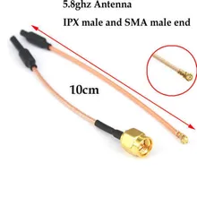 10 шт./лот Телевизионные антенны 5.8 ГГц 5dbi Aerial IPX коннектор+ Телевизионные антенны 5.8 ГГц 5dbi Воздушная SMA разъем