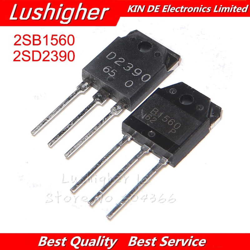 2Pair 2pcs 2SB1560 + 2pcs 2SD2390 B1560 D2390 TO 3P TO3P New Original ...