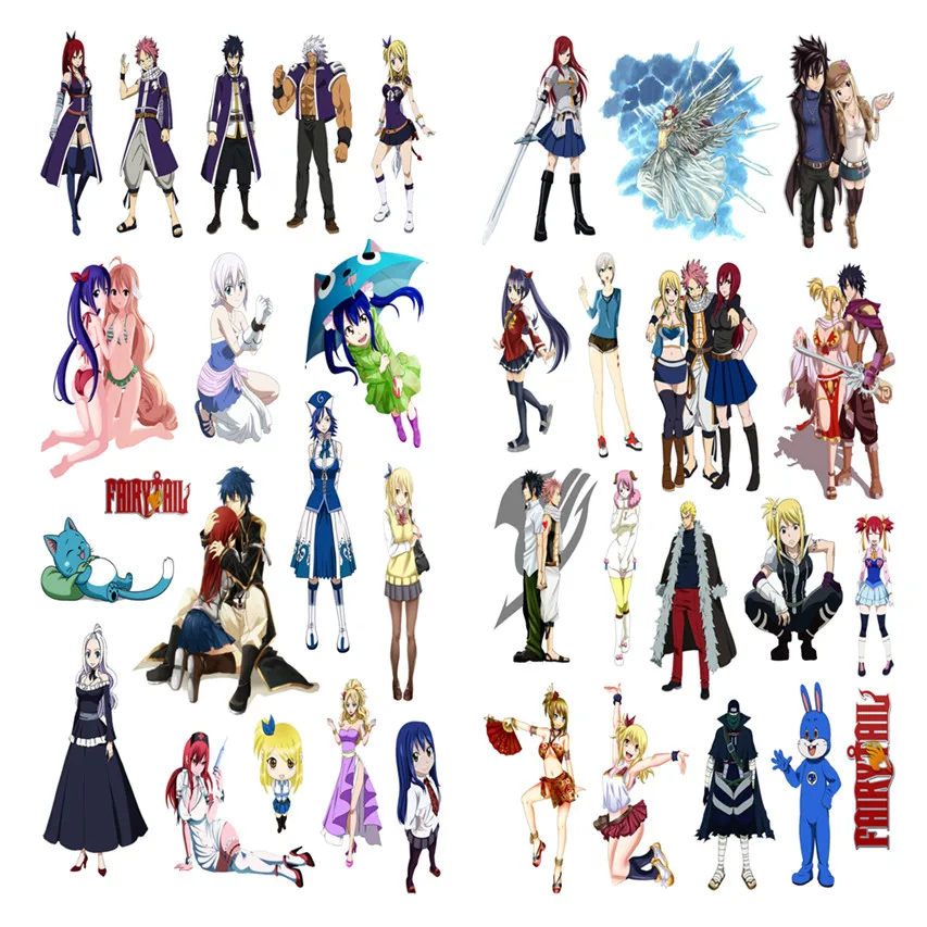 Персонажи хвоста феи список с картинками