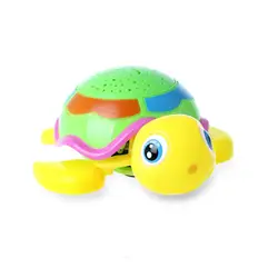 Новые детские модные музыкальные игрушечные черепахи электрическая черепаха Волшебный свет-вверх игрушки Звездная ночь Малыш
