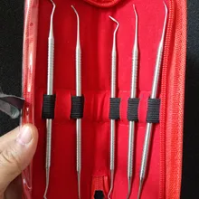 5 шт. набор композитного наполнения шпатель инструмент для резьбы из нержавеющей стали стоматологический инструмент стоматологическое лабораторное оборудование