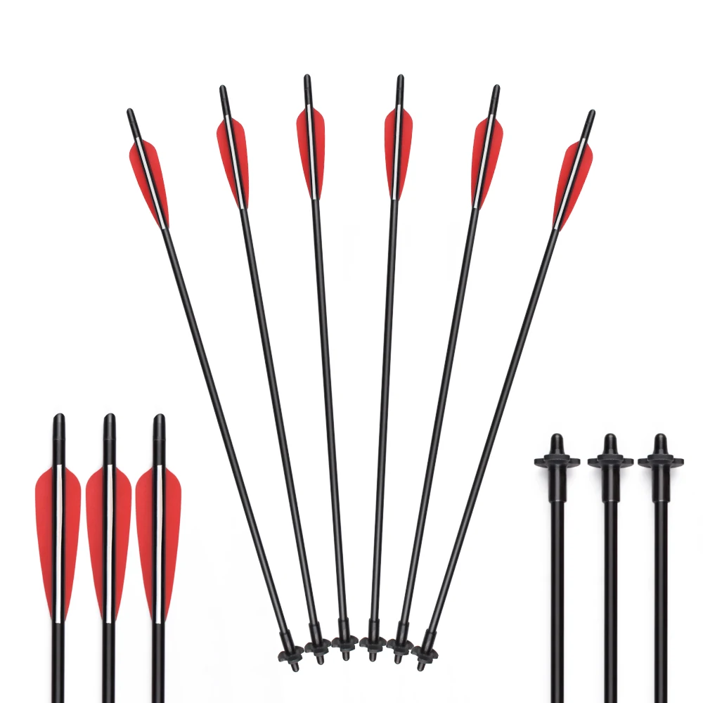 Archery Arrows Heavy duty fiberglass Shaft Crossbow Decocking Bolt 24.5