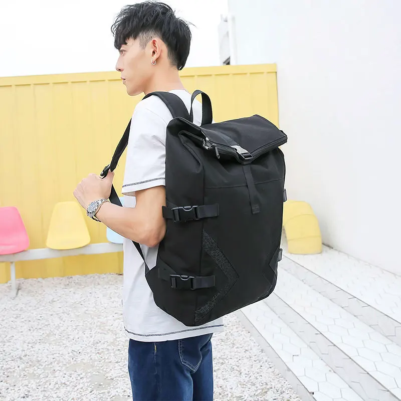 Reflective Roll-Top Backpack 2
