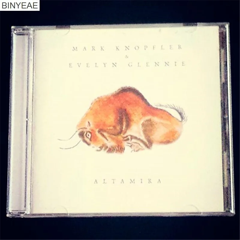 2018 Лидер продаж распродажа Музыка Cd Marsha Smok чужой Binyeae-Ново Cd село: марк Нопфлер и Эвелин Glennie-альтамира Disco [frete Grtis]