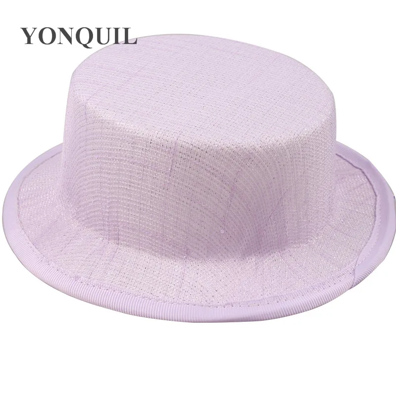 4 вида цветов полиэстер материал millinery модные шапки 17 см blingbling вечерние головные уборы Коктейльная шляпка волосы DIY Свадебные аксессуары