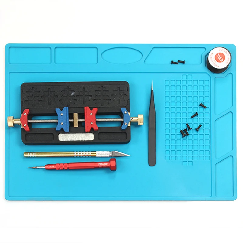 

Heat-resistant Soldering Station Working Mat Electronics Phone Repair Mat BGA Soldering Station Pad Maintenance Platform