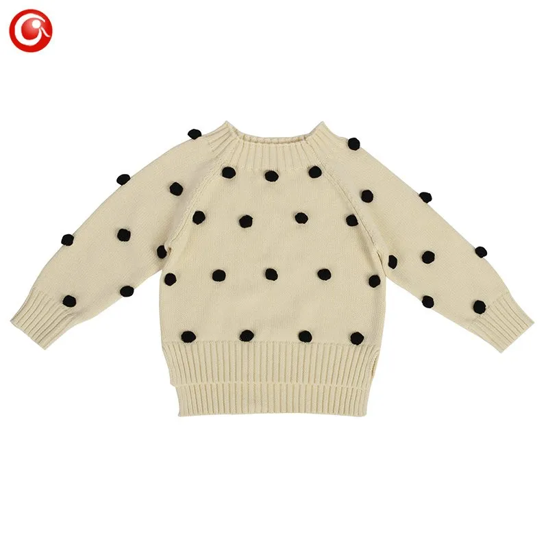 Children Christmas Winter Sweaters Baby Girls Cotton Kids Knitted Pattern Warm Cardigan Clothes With 25pcs Ball Tops For Boys (18)