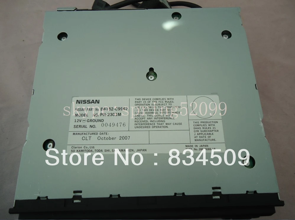 Часть B8182-C9967 зоне PN-2301M PN-2301U-B 6-устройство смены компакт-дисков CV909 для Sentra Автомобильный CD-проигрыватель