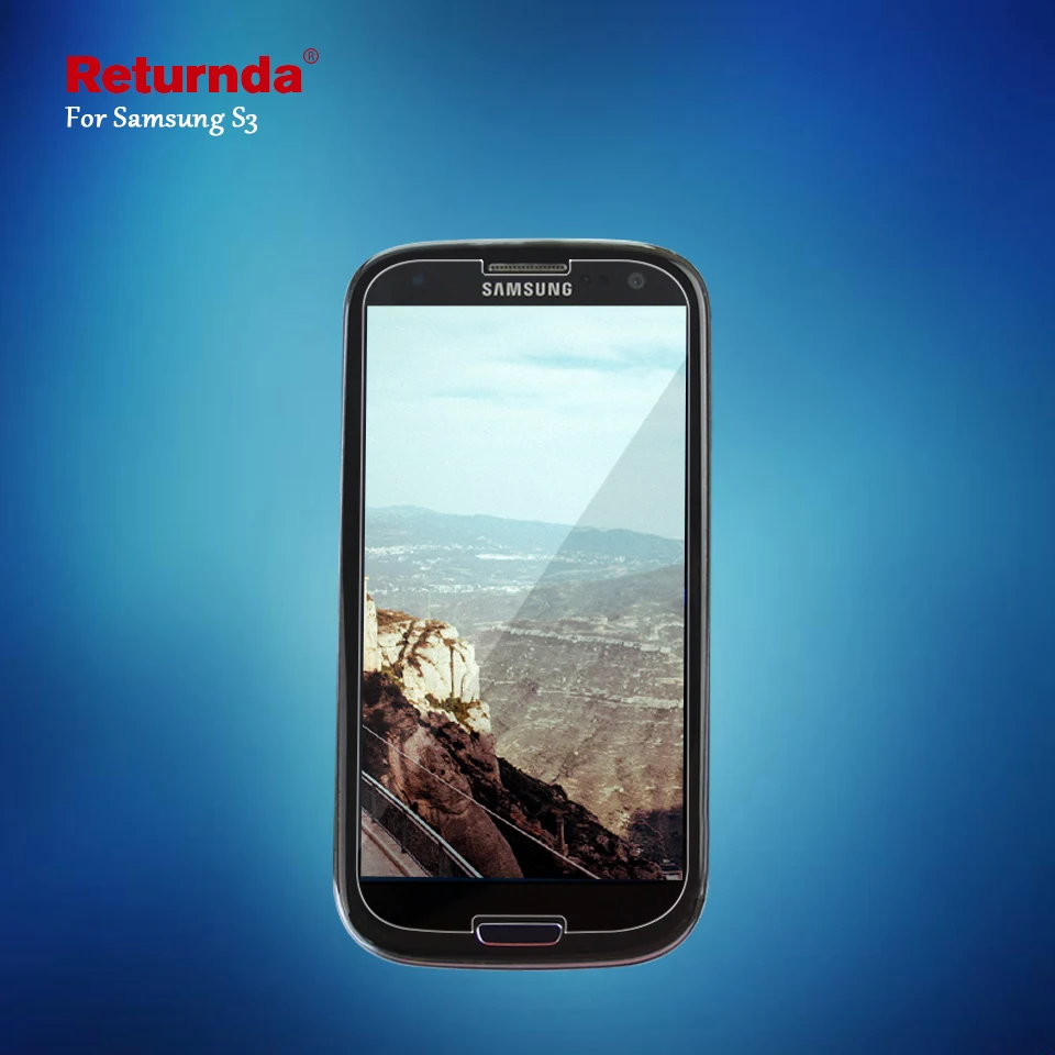 9 H 2.5D Закаленное стекло пленка для samsung Galaxy S2 i9100/S3/S3mini/S4/S4 mini/S5/S5 Mini/S6 Оптовая