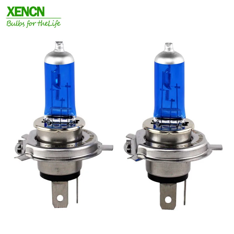 

XENCN H4 Super Bright White Fog Halogen bulb external Light source Car styling 12V 100/90W 9003 UV Xenon auto Lamp