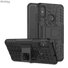 Byheyang 6,21 «Броня чехол для Xiaomi mi 8 чехол тонкий бампер с подставкой Чехол для телефона для Xiaomi 8 mi 8 Coque mi 8 кремния Обложка