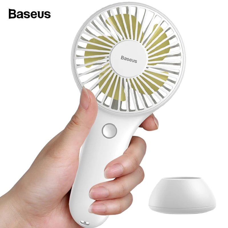 Baseus Portable USB Fan Electric Handheld Small Fan For Office Gadgets