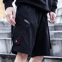 Апреля MOMO Для мужчин летнее платье по колено в стиле «хип-хоп» шорты тренировочные мужской Повседневное Мода Большой Размеры шорты в уличном стиле Для мужчин