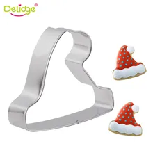 Delidge 1 шт. Рождественская шляпа из нержавеющей стали Формочки для печенья рождественские формы для печенья формы для выпечки Кондитерские инструменты