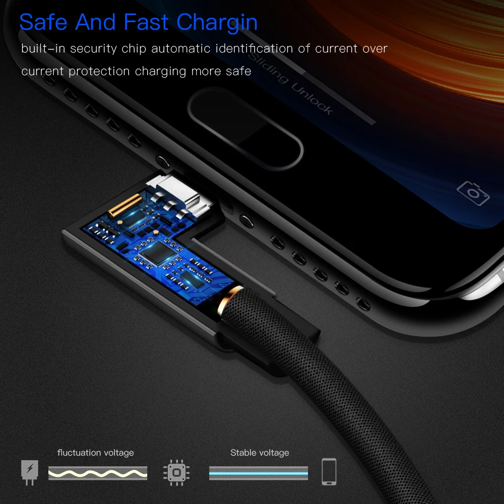 5А кабель типа C 90 градусов type-C кабель для быстрой зарядки данных USB C Supercharge Кабо Для huawei Mate20 P20 кабель для быстрой зарядки USB-C