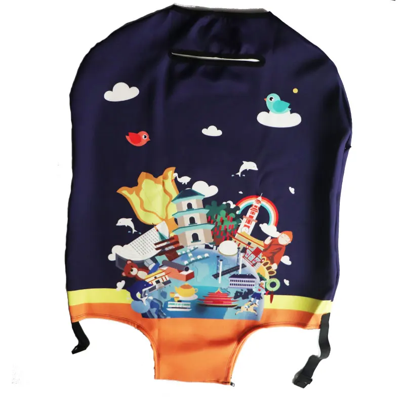 TRIPNUO эластичный тканевый защитный чехол для багажа с изображением звездного неба, Suitable18-32 дюймов, чехол на колесиках, чехол для костюма, аксессуары для путешествий - Цвет: 15