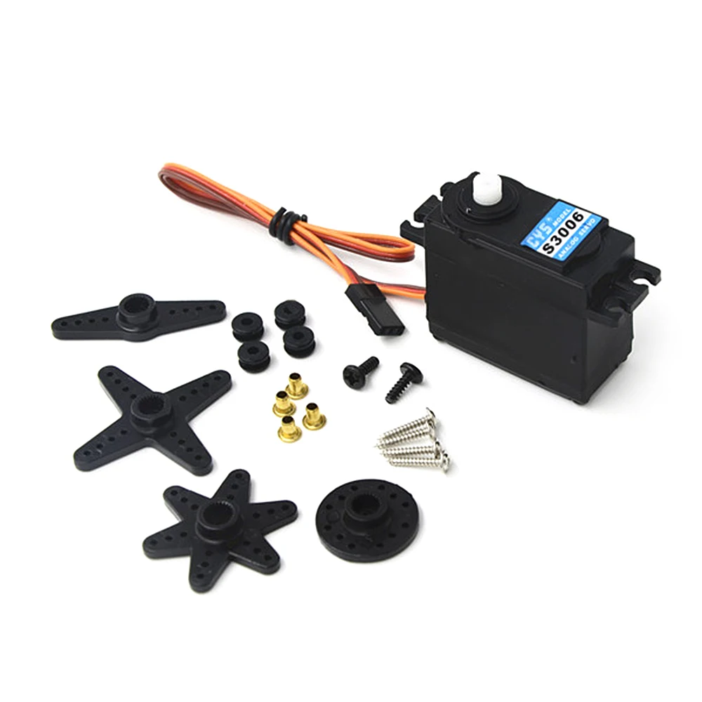 RC Multicopter Servo S3006 6Kg High Torque Analog Servo for RC Car Boat Drone Airplane