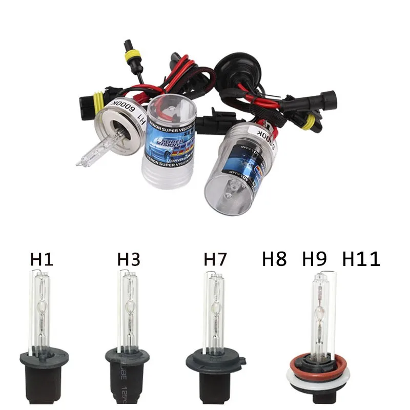 Niscard 2 шт. 35 Вт 4300 К 6000 К 8000 К ксенон H4 H7 H8 9005 HID Conversion Kit H1 h3 H11 лампы авто лампы фар