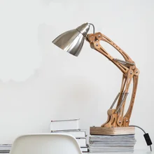 Отправка ems плата серебро или черный или красный оттенок деревянный стол свет для лампа-ночник или офиса или украшения дома