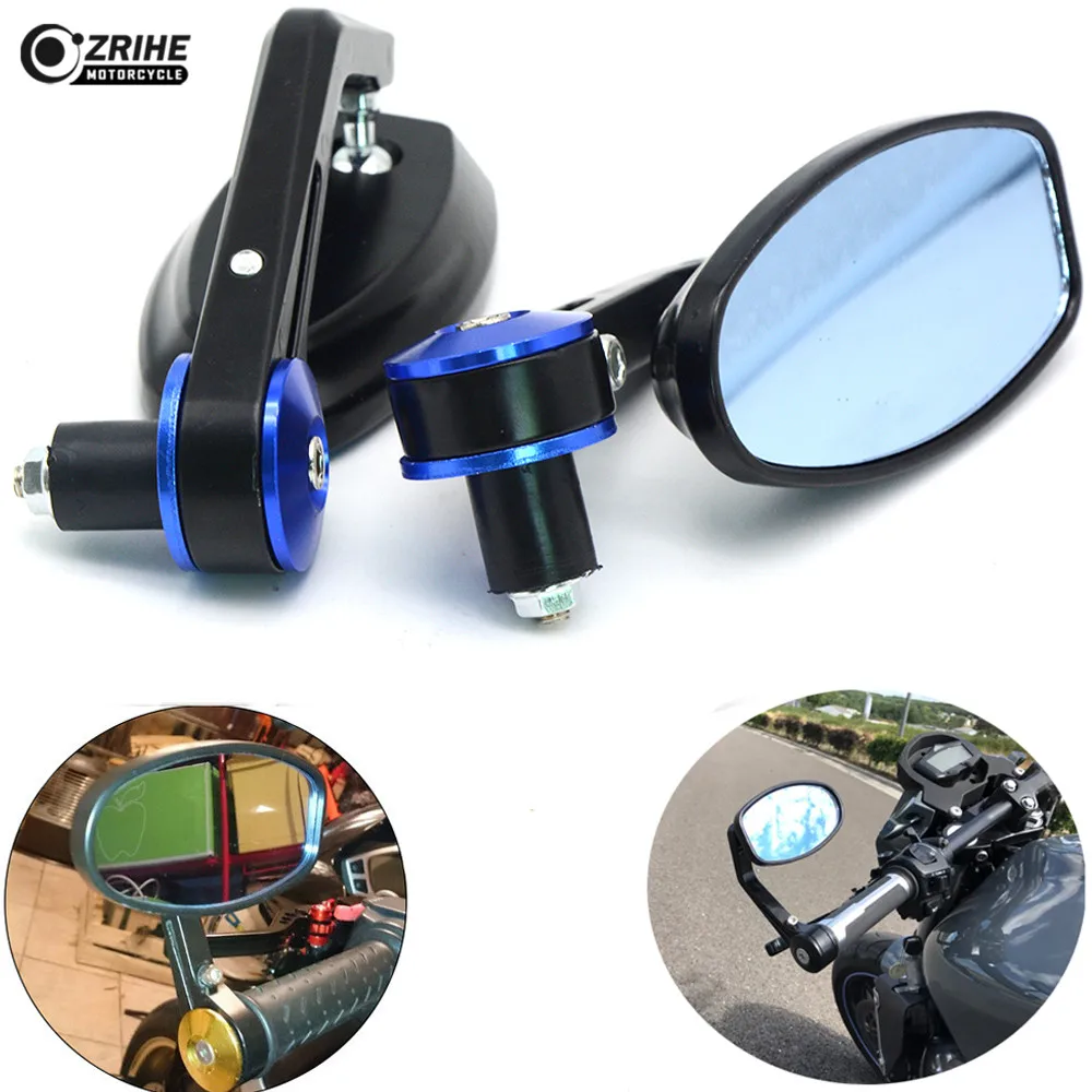 Motorcycle View Side Rear Mirror 7/8" 22mm Handle bar Side Mirrors folding for BMW K1200S S1000r S1000RR F800GS R1200S R1200ST
