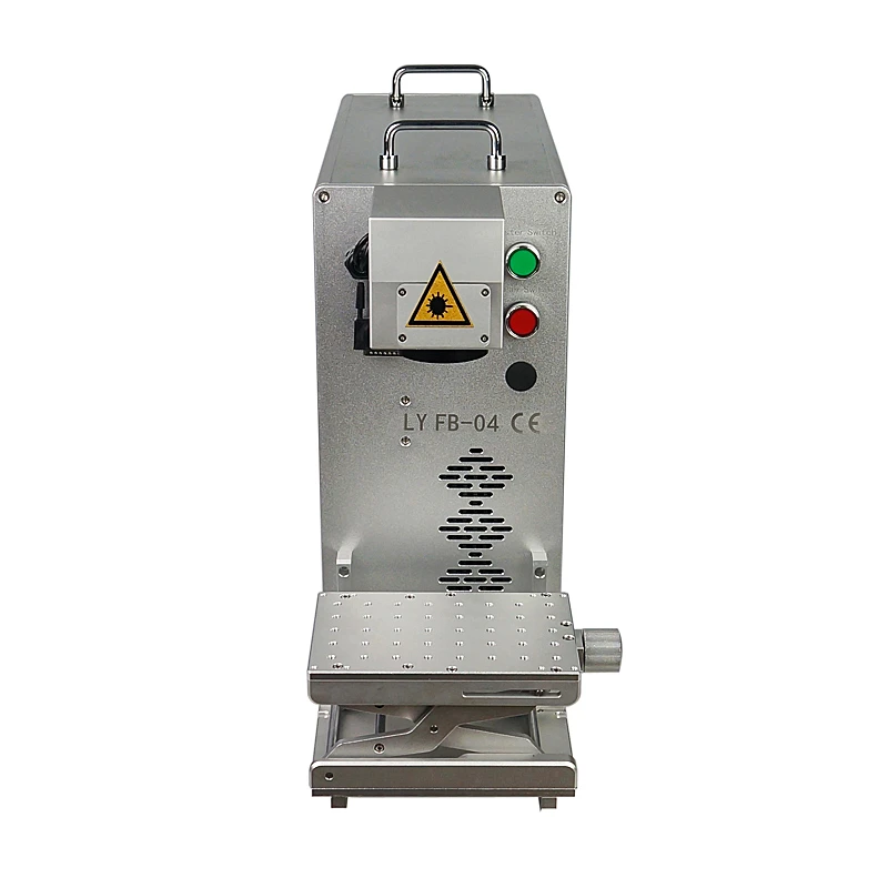 LY FB04 20W optical fiber laser engrave making mobile back cover frame separator separating machine for phone
