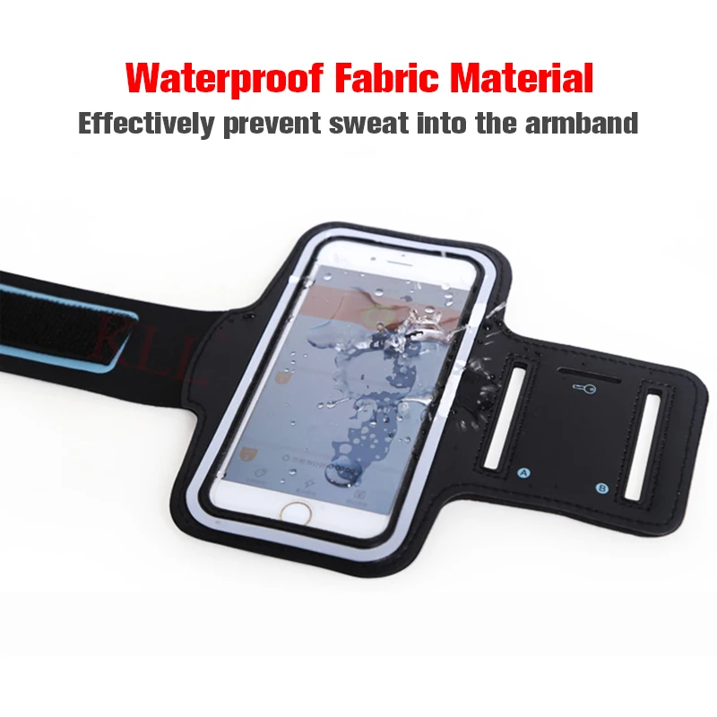 Arm Wrist Universal 6.8'' Sport Armband Bag for Outdoor Gym Running  Luminous Waterproof Arm Band Phone Case Holder - AliExpress