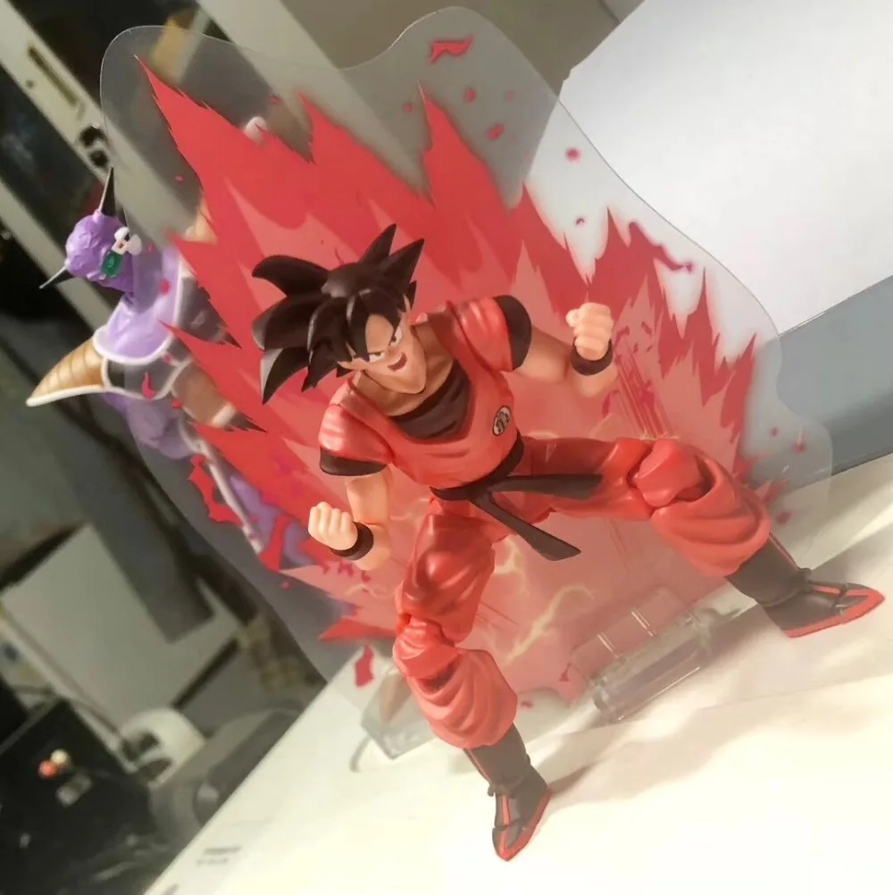 Demoniacal fit SSJ Goku kaiohken фигурка героя алого боевого художника kaiouken Dragon Ball Z игрушка son gokou Brinquedos 1/12