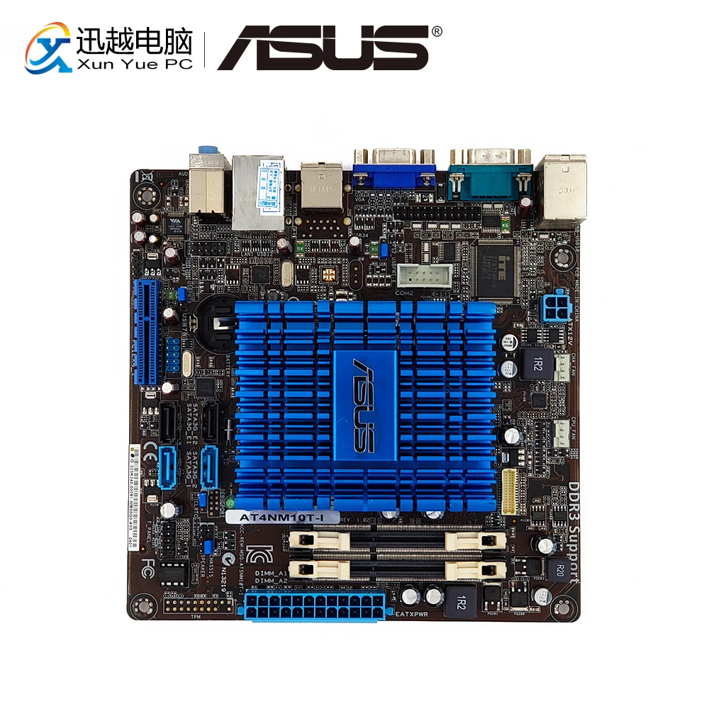 

Asus AT4NM10T-I Desktop Motherboard Intel Atom D425 CPU On Board NM10 Chipset SO-DIMM DDR3 4G SATA2 USB2.0 17x17cm Mini-ITX