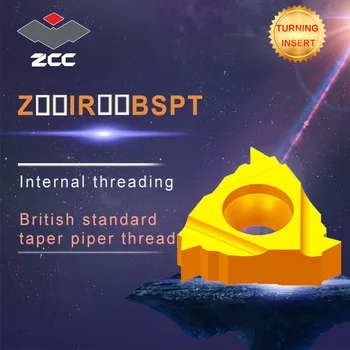 

10pcs/lot Z16IR Z16IR11BSPT-Z16IR28BSPT YBG205 YBG203 original ZCC carbide insert lathe tools cnc carbide threading inserts