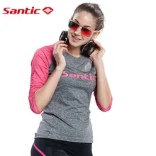 2018 New Santic Women Cycling Jerseys Spring&Autumn Outdoor SportsT-shirt Breathable Bike Bicycle Jersey Clothes Ropa Ciclismo