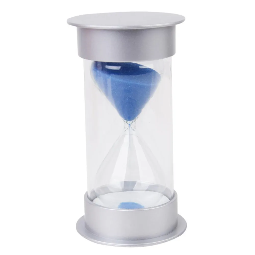 30 Minutes Sand Clock Timer Sandglass Hourglass Home Decor Bluein Hourglasses from Home
