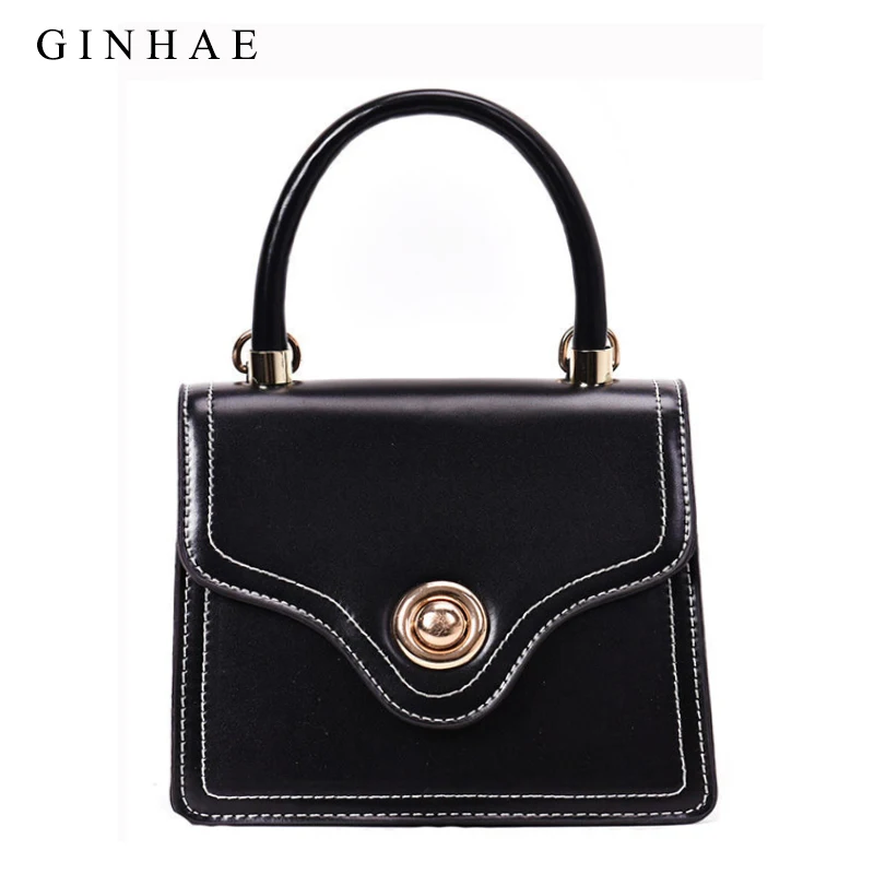 

Elegant Women Messenger Bag 2018 New Fashion Handbag Female Shoulder Bag Mini Small Crossbody For Women Smooth Pu Leather Bolsa