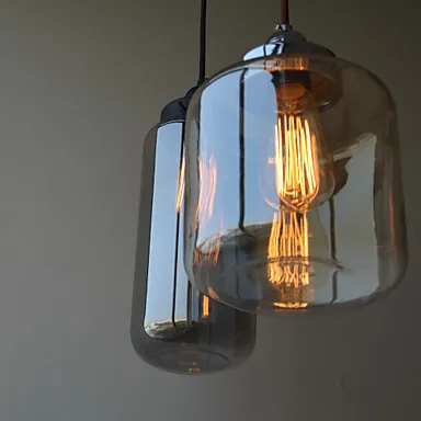 American Modern Gl Pendant Light Fixtures With 2 Pcs Stone American Modern Gl Pendant Light Fixtures With 2 Pcs Stone Res Chimney Lamp Shade Indoor Lighting Art Deco In Lights From