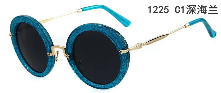 Korean explosion models retro round sunglasses trend of big frame wholesale 1225 | Аксессуары для одежды