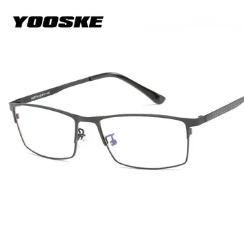 

YOOSKE Blue Light Filter Glasses Frame Men Computer Gaming Goggles Eyeglasses Business Men Essential Full-frame Glasses