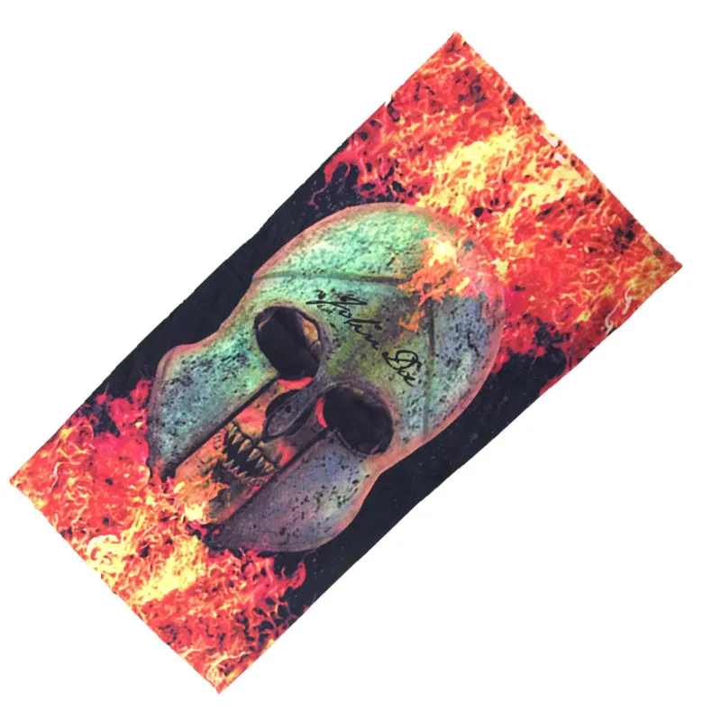 5 шт. Многофункциональный волшебный шарф Джокер, клоун Череп Скелет бандана армейский тубообразный шеи теплая маска для лица Велосипедный спорт головной платок - Цвет: T451