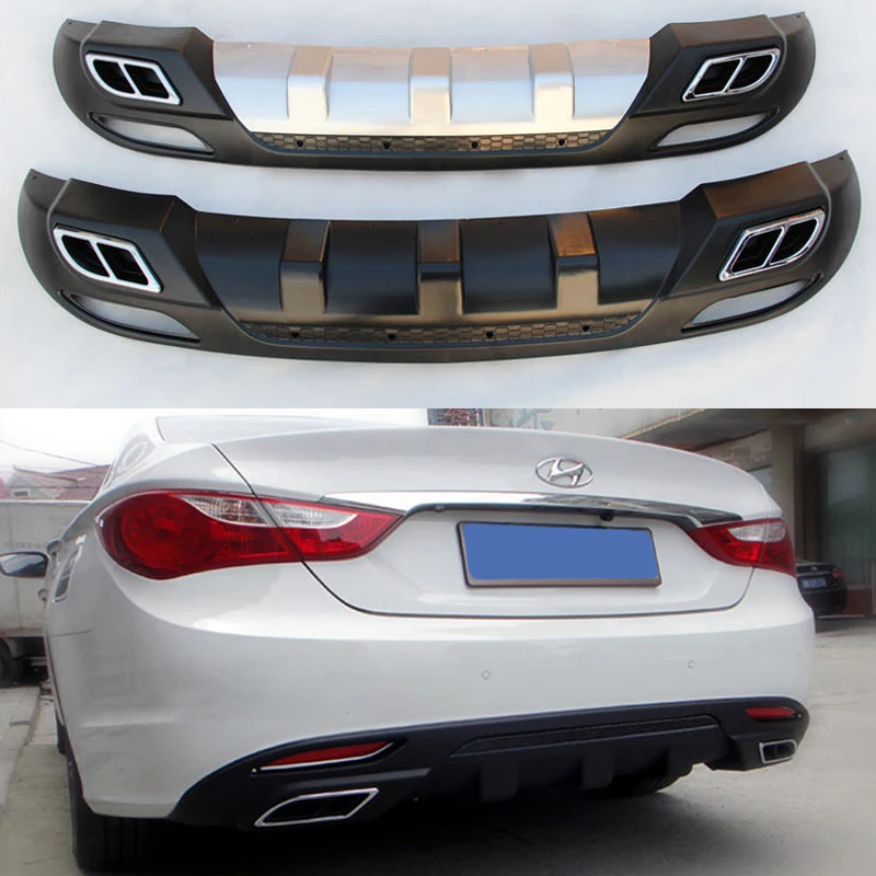 Fit For Hyundai SONATA 2011 2013 Rear Bumper Diffuser Bumpers Lip