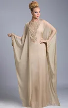 New 2016 Fashionable Famous Dubai Kaftan Dubai Fancy Abaya Islamic Long Sleeve Evening Dresses