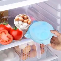 Универсальный чехол для пищевых продуктов силиконовые ленты Seal вакуумная миска контейнер для пищевых продуктов свежее хранение кухонные