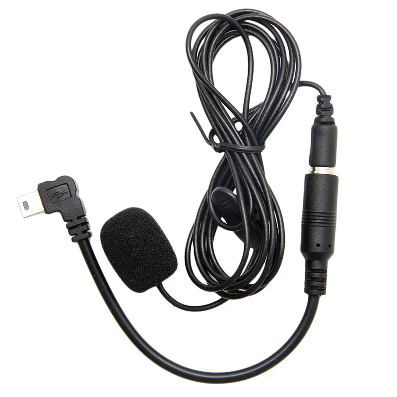

OOTDTY New 2017 arrival 3.5mm External Clip on Microphone + Adapter Cable for Go Pro Hero 4 3+ 3 Camera
