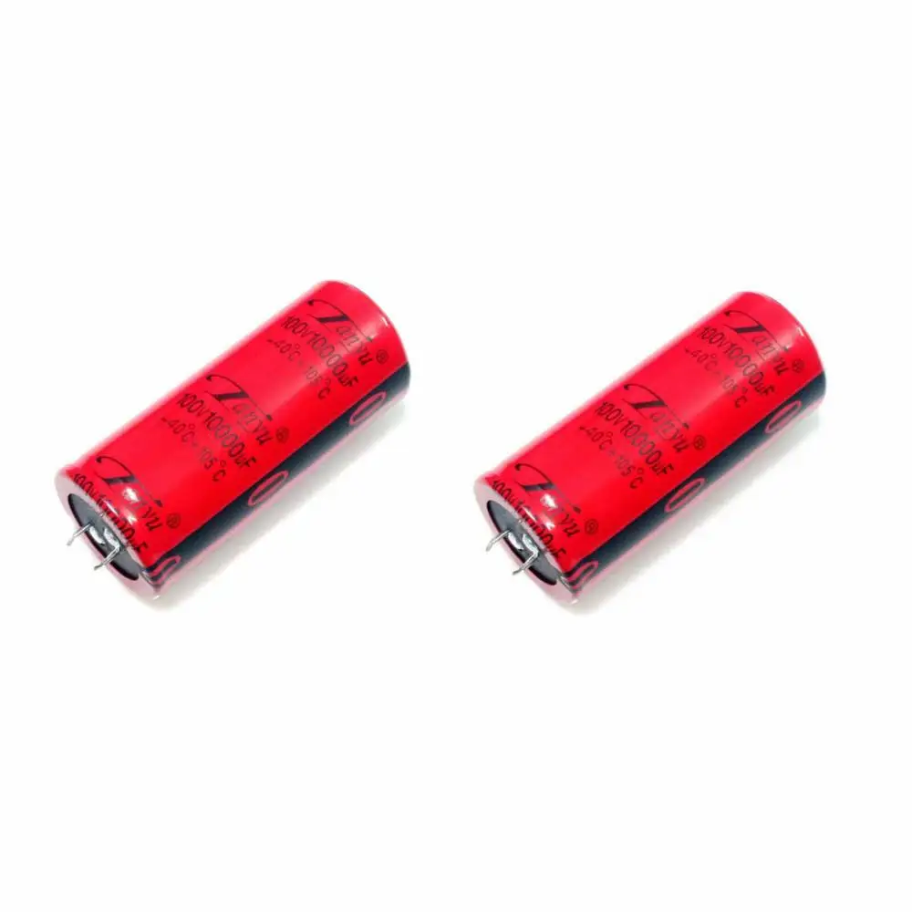 

2pcs 10000uF/100V 35x82mm Audio Electronic Capacitor Designed for Audio