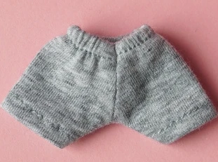 1 шт. ob11 куклы одежда милые шорты штаны в полоску базовые короткие брюки для ob11 1/12 bjd куклы аксессуары Одежда для кукол - Цвет: gray