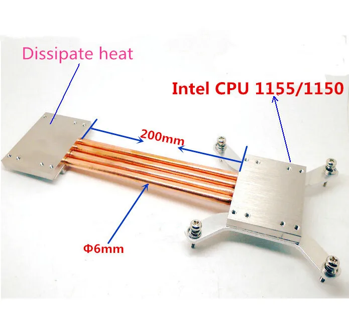 refrigerador eficiente radiador condutibilidade térmica tubo de calor cobre