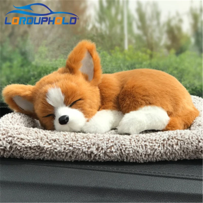 New Cool font b Car b font Dashboard Ornament Silulation Sleeping Dog ABS Plush Shake Head