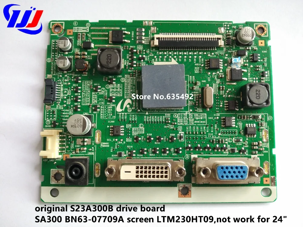 

original S23A300B drive board SA300 BN63-07709A screen LTM230HT09,not work for 24"