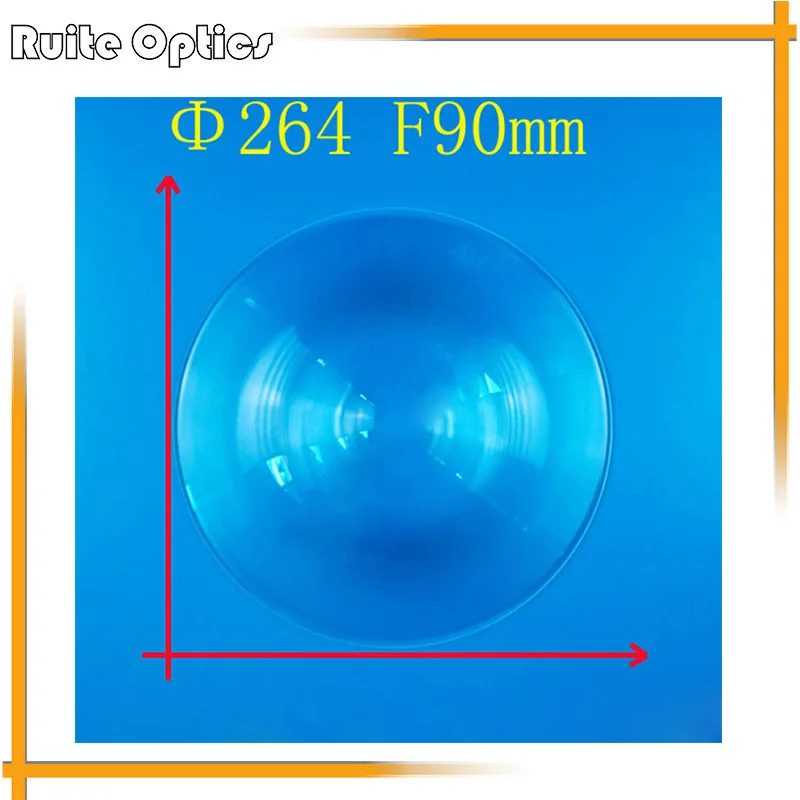Aazon.co.jp: 1pc 140 Round Plastic Fresnel Focusing Lens Length 100